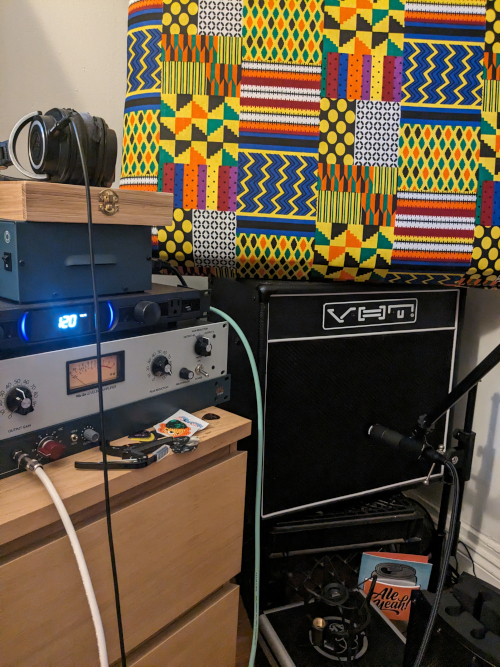 in the studio